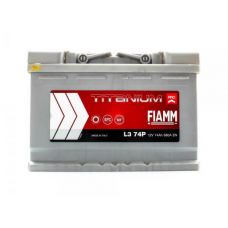 Аккумулятор FIAMM Titanium Pro 74Ah EN 680A L+
