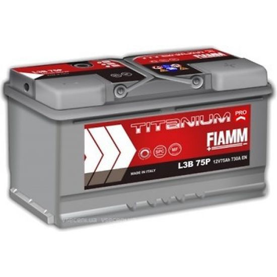 Аккумулятор FIAMM 6СТ-75 АзЕ Titanium Pro (L3B 75P)