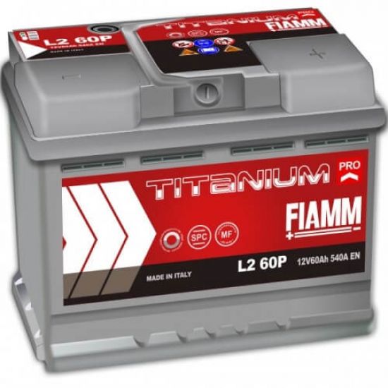 Аккумулятор FIAMM 6СТ-60 Аз Titanium Pro (L2X 60P)