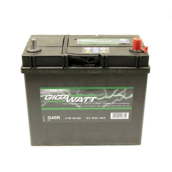 Аккумулятор GIGAWATT 6СТ-45 АзЕ Asia (0185754555)