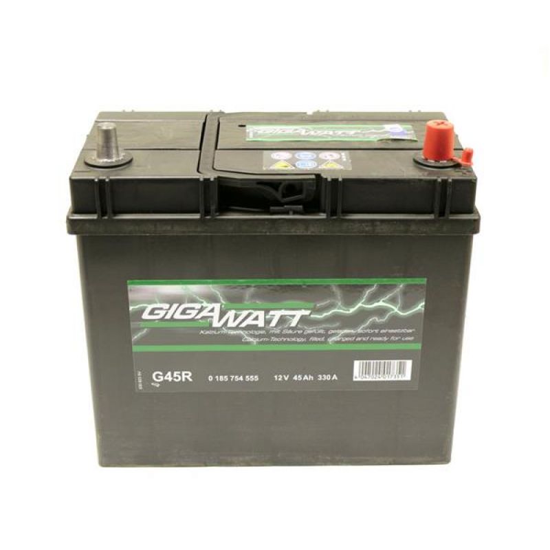 Легковой аккумулятор GIGAWATT 6СТ-45 АзЕ Asia (0185754555) купить