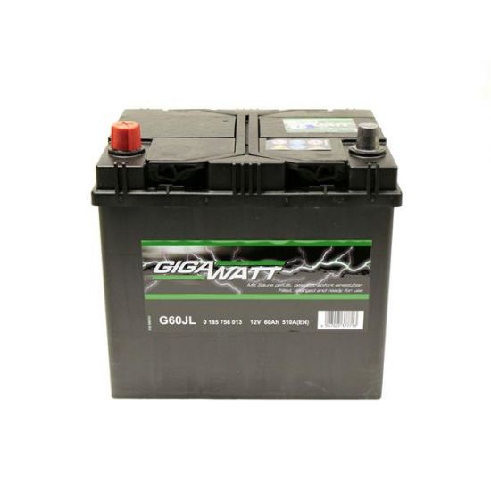 Аккумулятор GIGAWATT 6СТ-60 Аз Asia (0185756013)