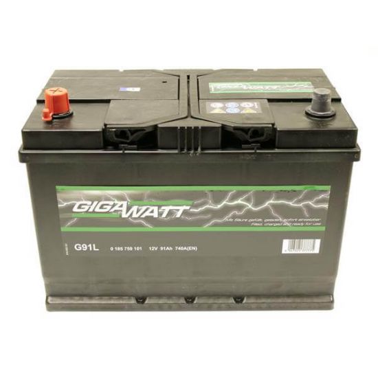Аккумулятор GIGAWATT 6СТ-91 Аз Asia (0185759101)