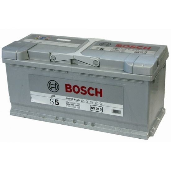 Аккумулятор Bosch S5 Silver Plus 110Ah 920A R+ (S5 015)