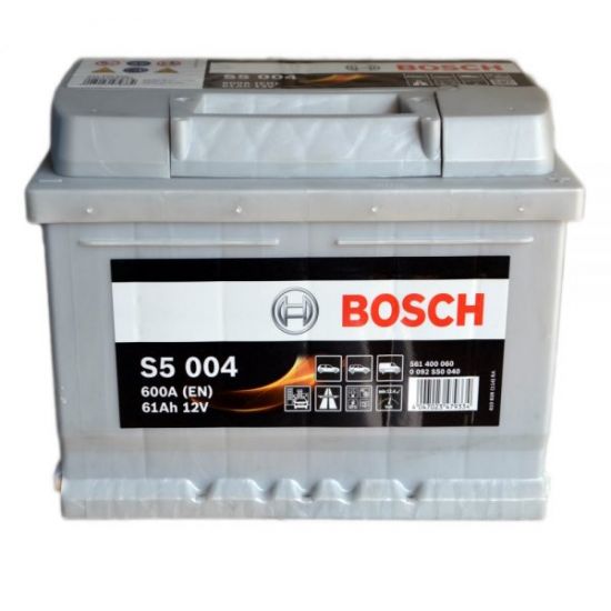 Аккумулятор Bosch S5 Silver Plus 61Ah 600A R+ (S5 004)