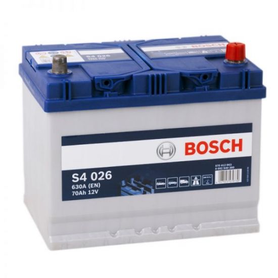 Аккумулятор Bosch S4 Silver 70Ah 630A R+ (S4 026)
