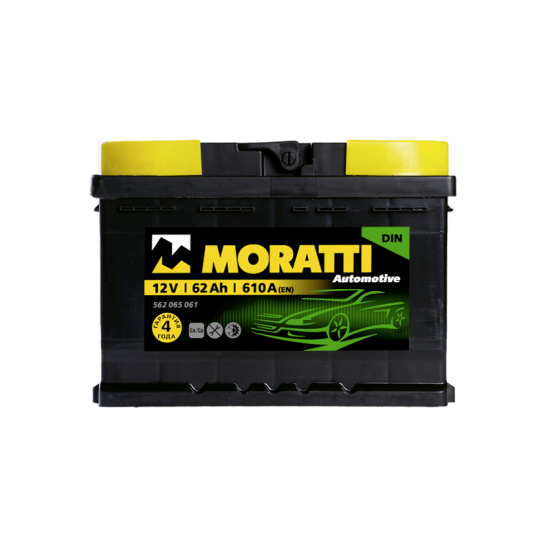 Аккумулятор MORATTI kamina 62Ah 610A L+