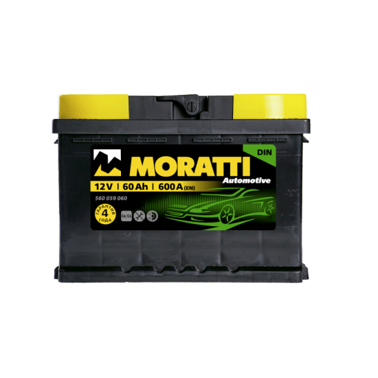 Аккумулятор MORATTI kamina 60Ah 600A R+